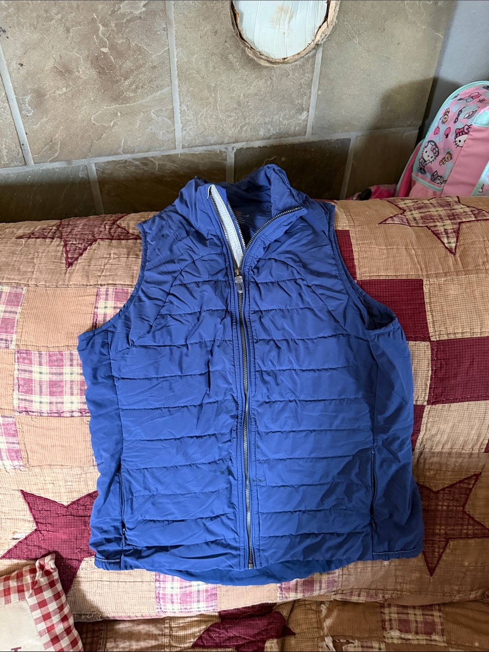 Tangerine Men's Royal Blue Quilted Vest